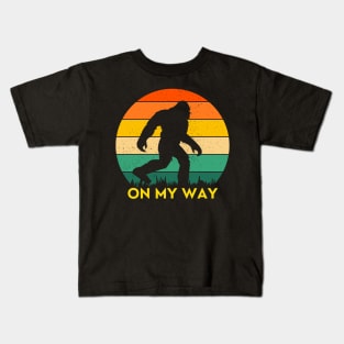 On My Way Bigfoot #2 Kids T-Shirt